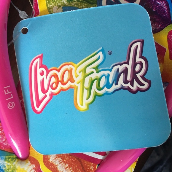 Lisa Frank Rainbow Kisses Flip Flop Sandals - Picture 4 of 4